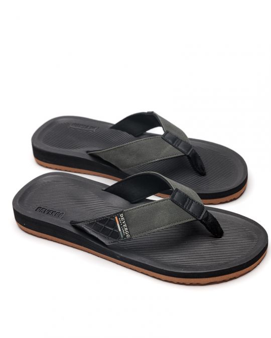 BLACK MEN'S SLIPPERS  - MATIAS DE26SS2015EV RE