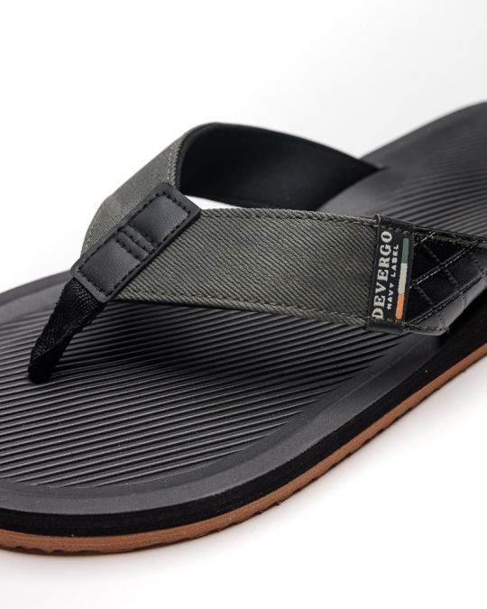 BLACK MEN'S SLIPPERS  - MATIAS DE26SS2015EV RE