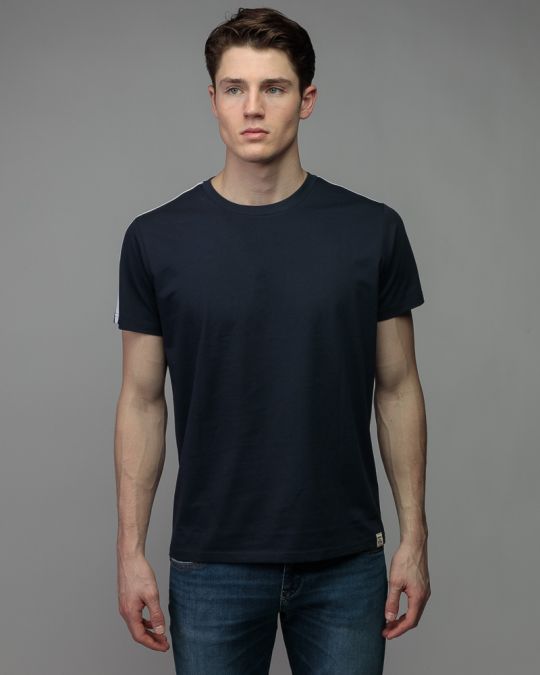 BLUE MEN'S SHORT SLEEVE T-SHIRT 1D26SS4021SS0405