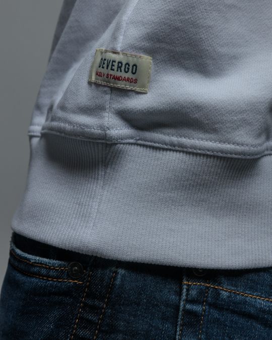 WHITE MEN'S SWEATSHIRT 1D26SS4094LS0705