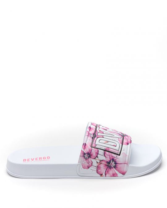 WHITE WOMEN'S SLIPPERS  - CARAVELLA FLOWER DE26SS2526FL RE