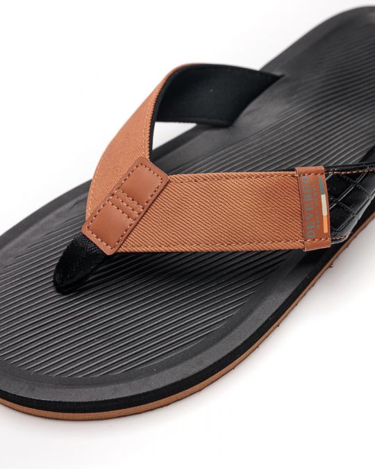 BROWN MEN'S SLIPPERS  - MATIAS DE26SS2015EV RE