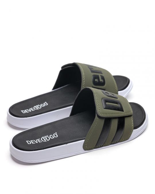BLACK MEN'S SLIPPERS  - BRUNO NEW DE26SS2010PU RE
