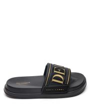 BLACK WOMEN'S SLIPPERS  - GIORGIA