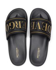 BLACK WOMEN'S SLIPPERS  - GIORGIA