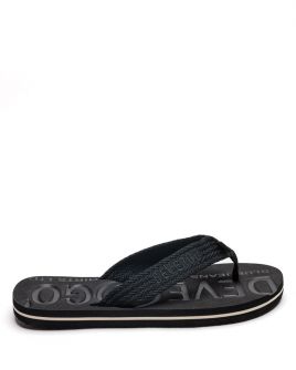 BLACK MEN'S SLIPPERS  - EDMUND DE26SS2014EV RE