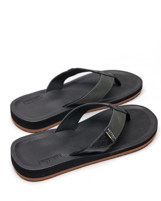 BLACK MEN'S SLIPPERS  - MATIAS DE26SS2015EV RE