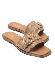 BEIGE WOMEN'S SLIPPERS  - BETTY