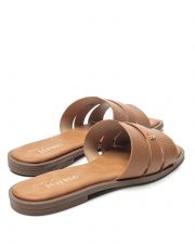 BROWN WOMEN'S SLIPPERS  - BRIELLE