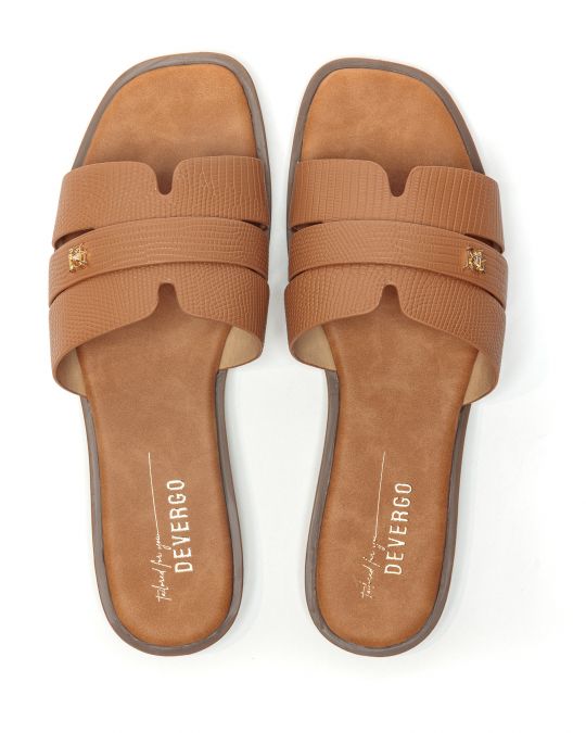 BROWN WOMEN'S SLIPPERS  - BRIELLE DE26SS2539PU SY
