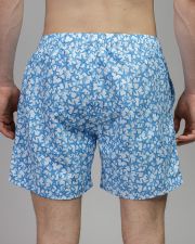 WHITE MEN'S BEACH SHORTS