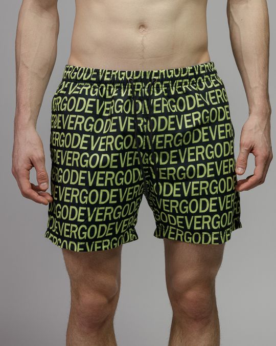 BLACK MEN'S BEACH SHORTS 1D26SS1057SP6000