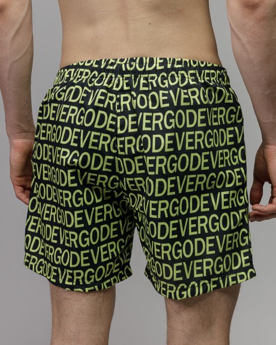 BLACK MEN'S BEACH SHORTS 1D26SS1057SP6000