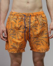 ORANGE MEN'S BEACH SHORTS