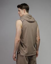 BROWN MEN'S SINGLET
