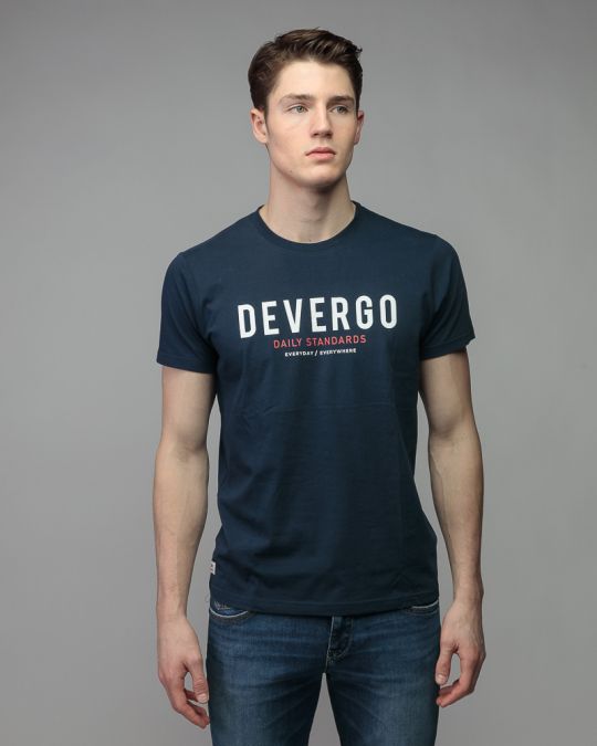 BLUE MEN'S SHORT SLEEVE T-SHIRT 1D26SS4038SS0105