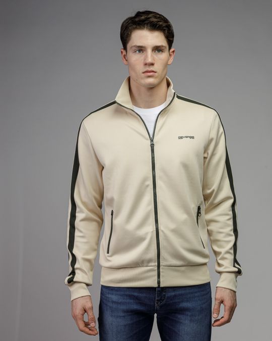 BEIGE MEN'S ZIP SWEATER 1D26SS4081KA0701