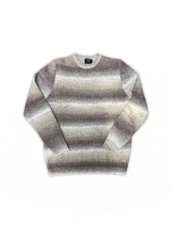 BEIGE MEN'S KNITTED PULLOVER 1D25FW6052LS1101