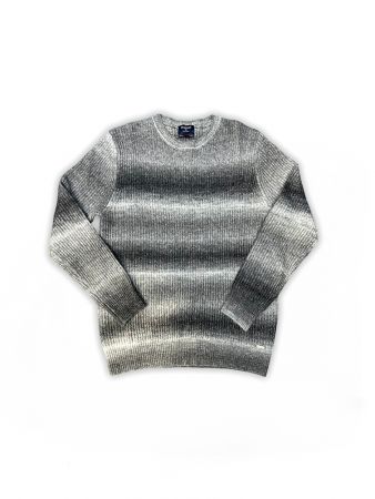 GREY MEN'S KNITTED PULLOVER 1D25FW6052LS1101