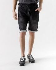 BLACK MEN'S JOGJEAN SHORTS