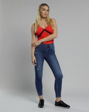 RED WOMEN'S TANK TOP