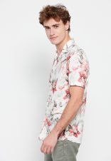 WHITE FUNKY BUDDHA  MEN'S SHIRT