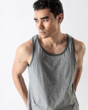 GREY MEN'S SL T-SHIRT