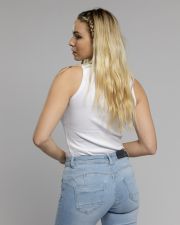 WHITE WOMEN'S SLEEVLESS TOP