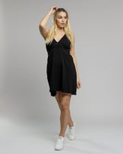 BLACK WOMEN'S SHORT DRESS