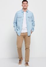 BLUE FUNKY BUDDHA  MEN'S SHIRT