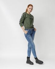 KHAKI WOMEN'S SHORT PULLOVER