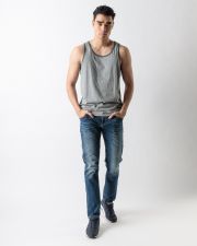 GREY MEN'S SL T-SHIRT