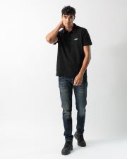 BLACK MEN'S POLO SHIRT