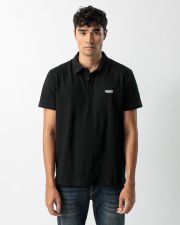 BLACK MEN'S POLO SHIRT