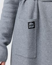 GREY WOMEN'S KNITTED CARDIGAN