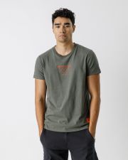 GREEN MEN'S ROUND NECK T-SHIRT