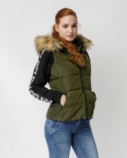 KHAKI WOMEN'S SHORT VEST