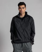 BLACK MEN'S TRANSITIONAL JACKET