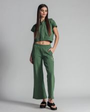 GREEN WOMEN'S SWEATPANTS