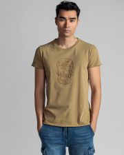 BROWN MEN'S T-SHIRT