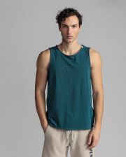 GREEN MEN'S SINGLET