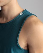GREEN MEN'S SINGLET