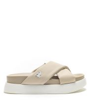 BEIGE WOMEN'S SLIDES - TRIXIE