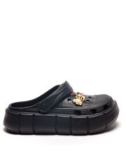 BLACK WOMEN'S SLIDES - MILLIE