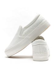 WHITE WOMEN'S SLIPON - HELIA