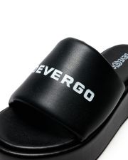 BLACK WOMEN'S SLIDES - MOLLY