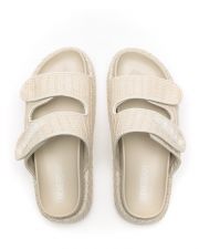 BEIGE WOMEN'S SLIDES - ALEXIS