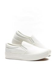 WHITE WOMEN'S SLIPON - HELIA