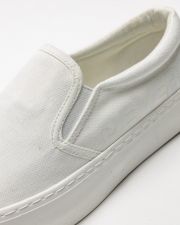 WHITE WOMEN'S SLIPON - HELIA