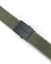 KHAKI MEN'S LEATHER BELT